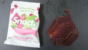 Yummy fruit jerky from Snact
