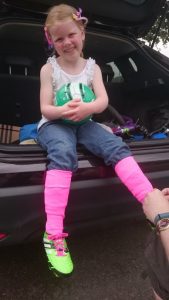 Flo kitted out