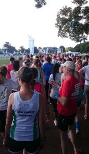 At the starting line