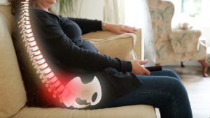 bad posture on sofa