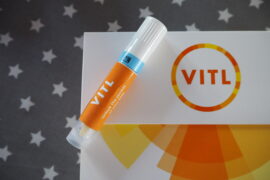 Packaging shot for VITL DNA health test