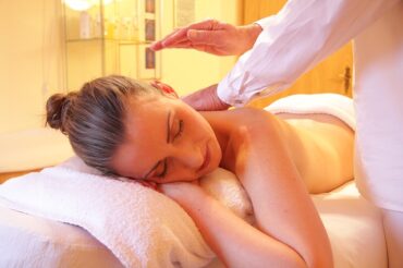 woman having a massage