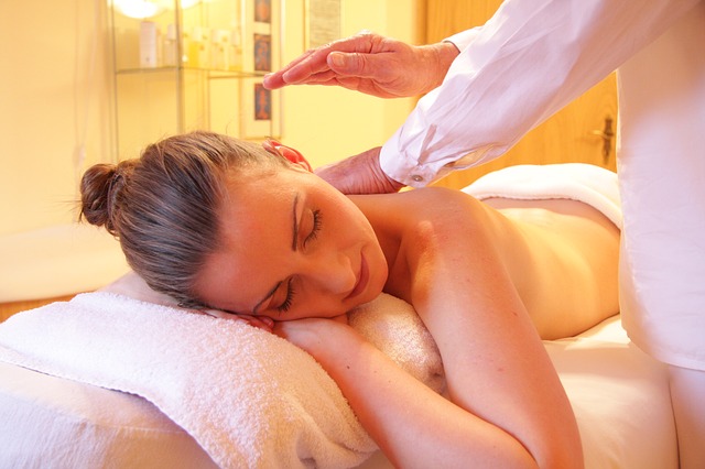 woman having a massage
