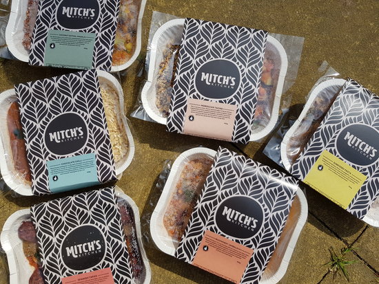 Selection of 6 packages Mitch's Kitchen Plant Based Vegan Meals