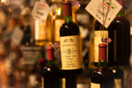 a selection of bordeaux wines