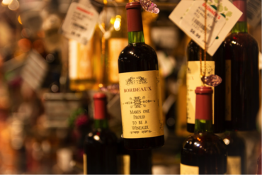 a selection of bordeaux wines